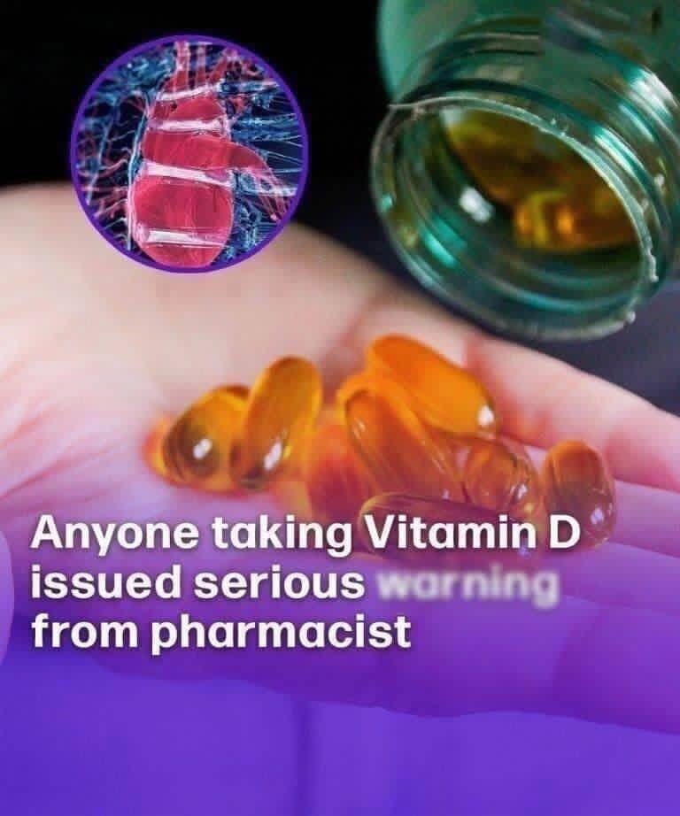 Pharmacist Issues Warning to Anyone Who Takes Vitamin D: Critical Safety Advice on Dosage Limits, Hidden Interactions, Absorption Factors, Supplement Quality, Toxicity Risks, Daily Requirements, Testing Needs, Seasonal Use, Medical Conditions, Common Myths, Label Confusion, Overuse Dangers, Professional Guidance, and How to Supplement Wisely Without Harming Long-Term Health Outcomes Balance