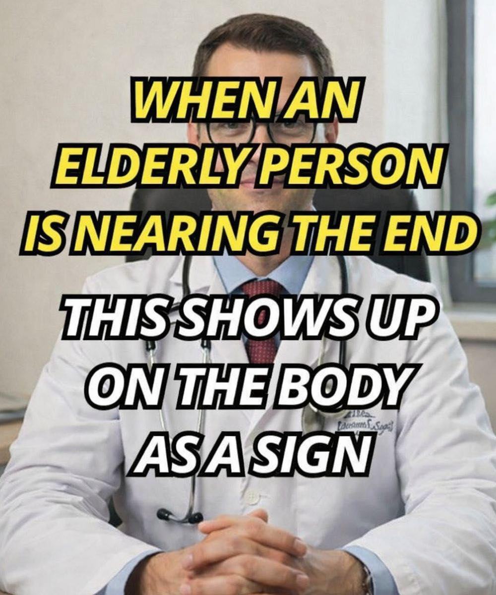 When an elderly person goes throug