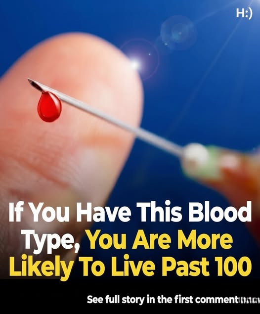 Studies suggest people with a certain blood type may have a greater chance of reaching 100