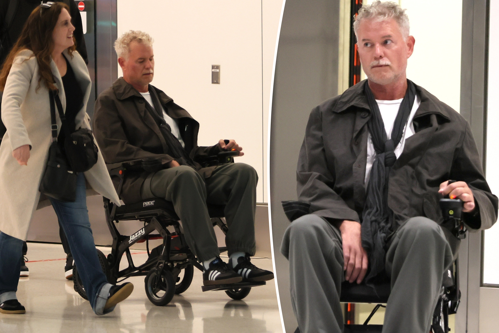 Eric Dane seen in a wheelchair at LAX in final photos before his death at 53