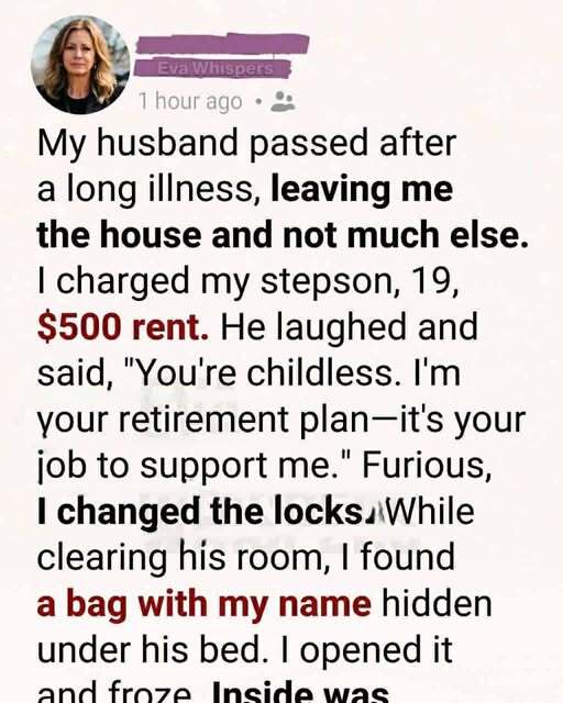 After My Husband Passed, I Charged My Stepson Rent, What He Had Been Doing in Silence Broke Me!