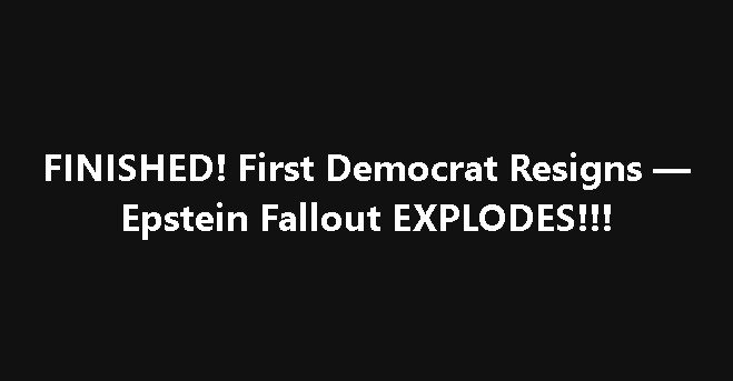 First Democrat Casualty Of Epstein Fallo