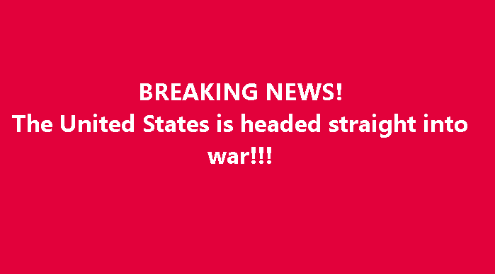 JUST IN: Trump Admin Declares War