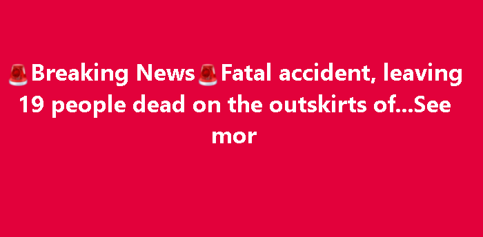 Breaking News: Fatal acc!