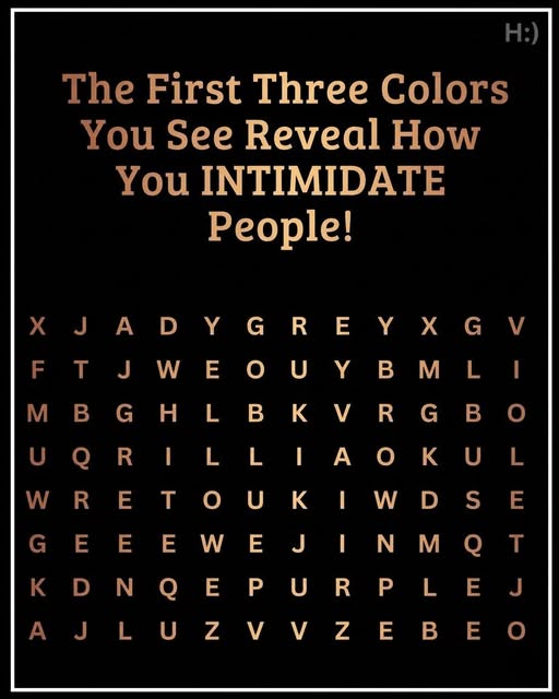 Color test: First color you see can say a lot about you