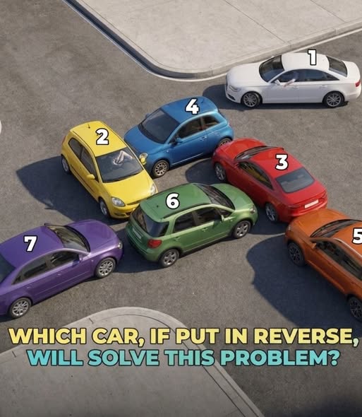 Moving One Car Can Unlock The Whole Puzzle  Revealing A Mind-Bending Challenge Where A Single Smart Move Changes Everything Testing Logic, Patience, And Problem-Solving Skills While Proving That Sometimes The Simplest Action Holds The Key To Solving Even The Most Confusing Situations