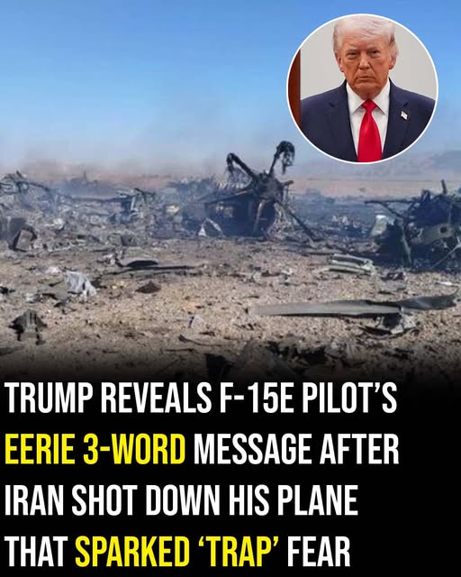 Pilot’s 3-word message after Iran shot down F-15E revealed