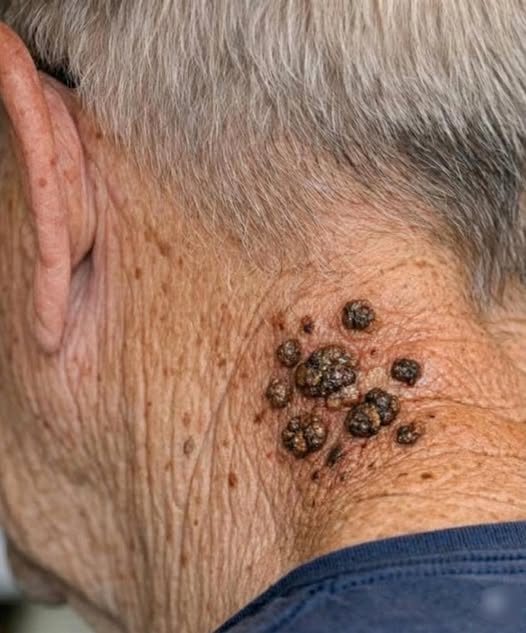 Silent Warning On Grandpa’s Neck
