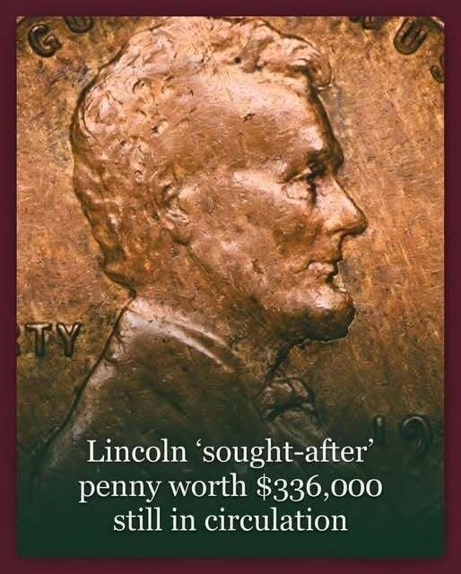 “Check Your Pocket Change Carefully — A Rare Lincoln Penny, Mistakenly Circulated Decades Ago and Now Valued at an Astonishing $336,000, Could Be Sitting Unnoticed in Your Coin Jar, Offering Everyday Americans the Chance to Discover a Hidden Treasure Worth a Small Fortune in Ordinary Spare Change.”