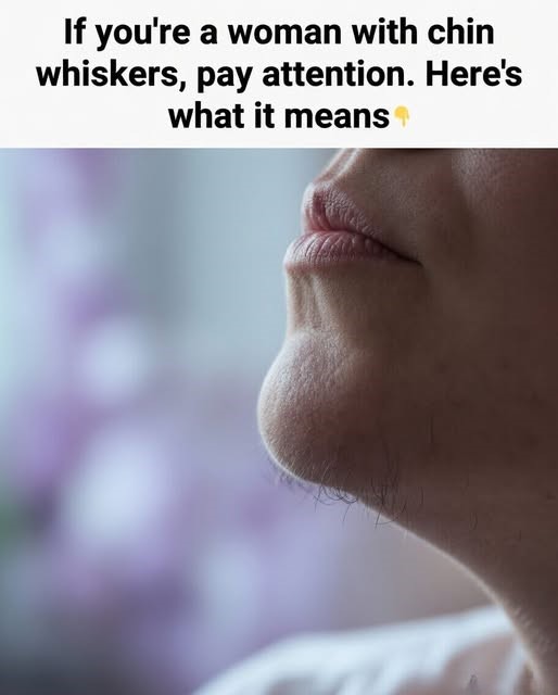 What your chin whiskers could tell you about your health…