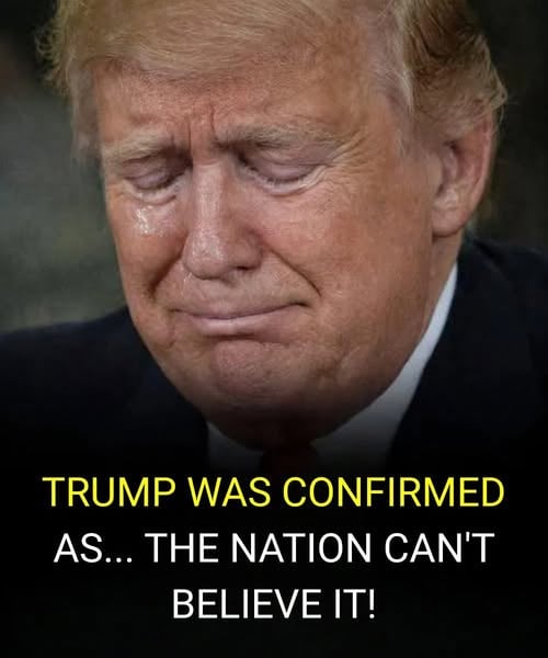 Thirty Minutes Ago in Washington, DC, Donald Trump Was Confirmed as Facing a Defining Moment!