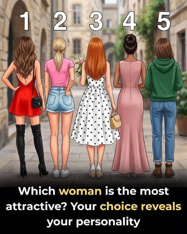 Your choice reveals your personality