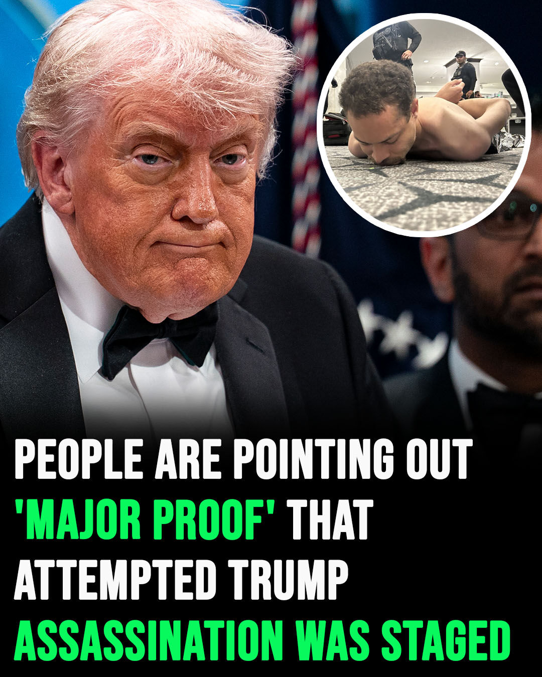People are pointing out ‘major proof’ that attempted Trump assassination was staged