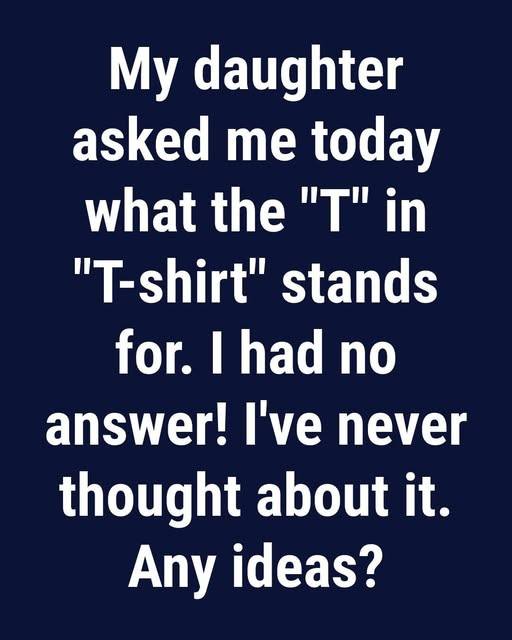 Why Do We Call Them T-shirts?