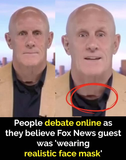 People debate if Fox News guest was wearing a human mask
