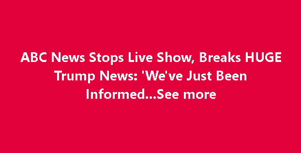 ABC Anchor Admits Truth As Trump’s DC Crackdown Yields Big Results