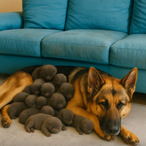Biker Helps Starving German Shepherd — Wha