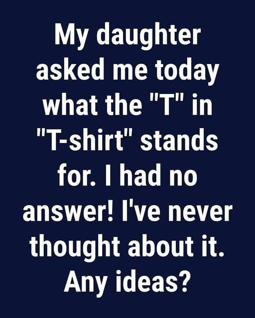 Why Do We Call Them T-shirts?