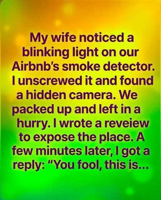 I Found a Camera in Our Airbnb — Then the Host’s Reply Chilled Me….